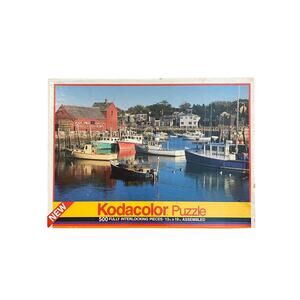 Vintage 1991 Kodacolor Boats 500 piece jigsaw puzzle
